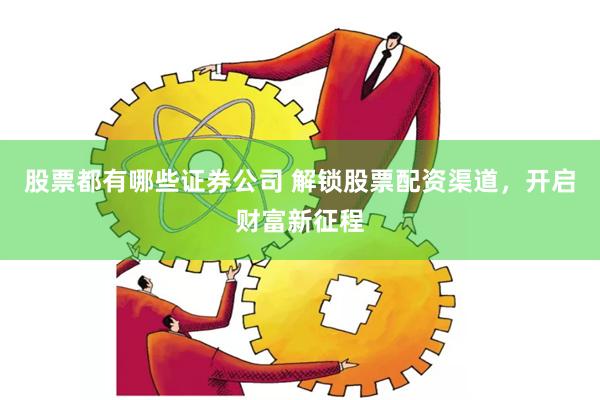 股票都有哪些证券公司 解锁股票配资渠道，开启财富新征程