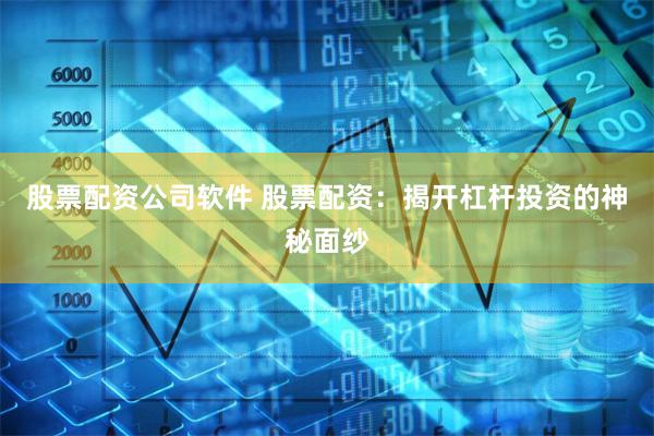 股票配资公司软件 股票配资：揭开杠杆投资的神秘面纱