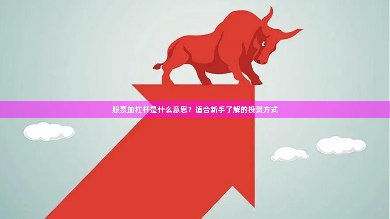 股票加杠杆是什么意思？适合新手了解的投资方式